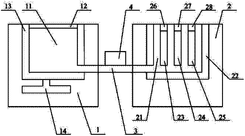 Device and method for detecting toxicity of water body