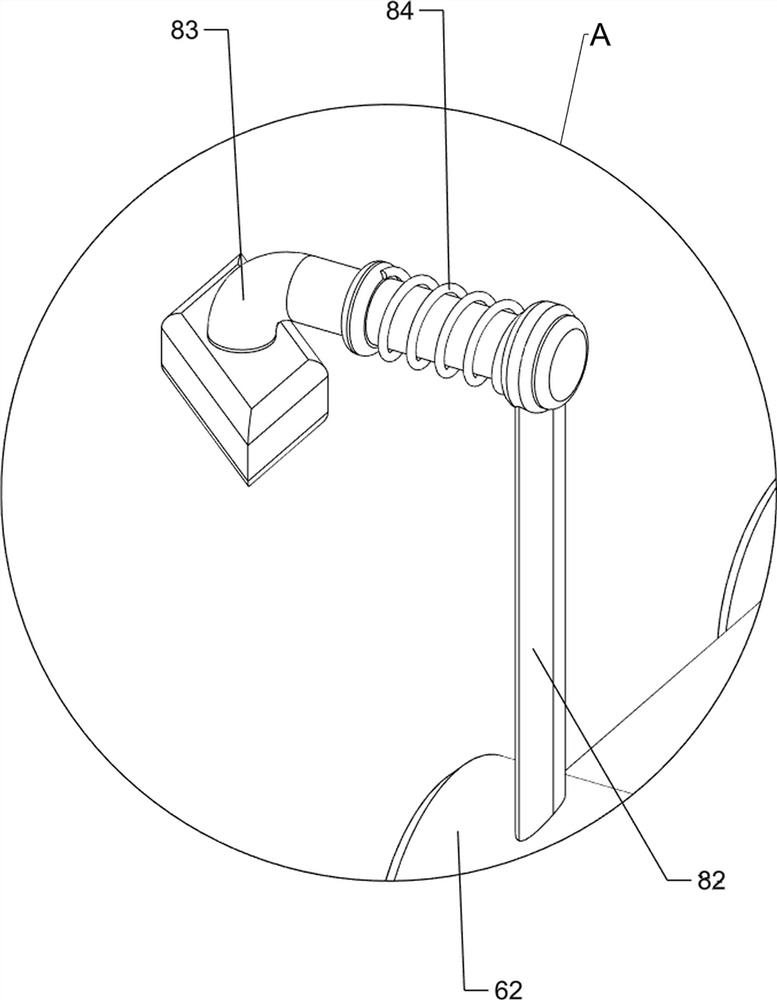 Chamfering device for two ends of iron rod