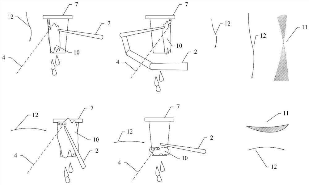 A non-interference laser shock peening method with two-robot linkage