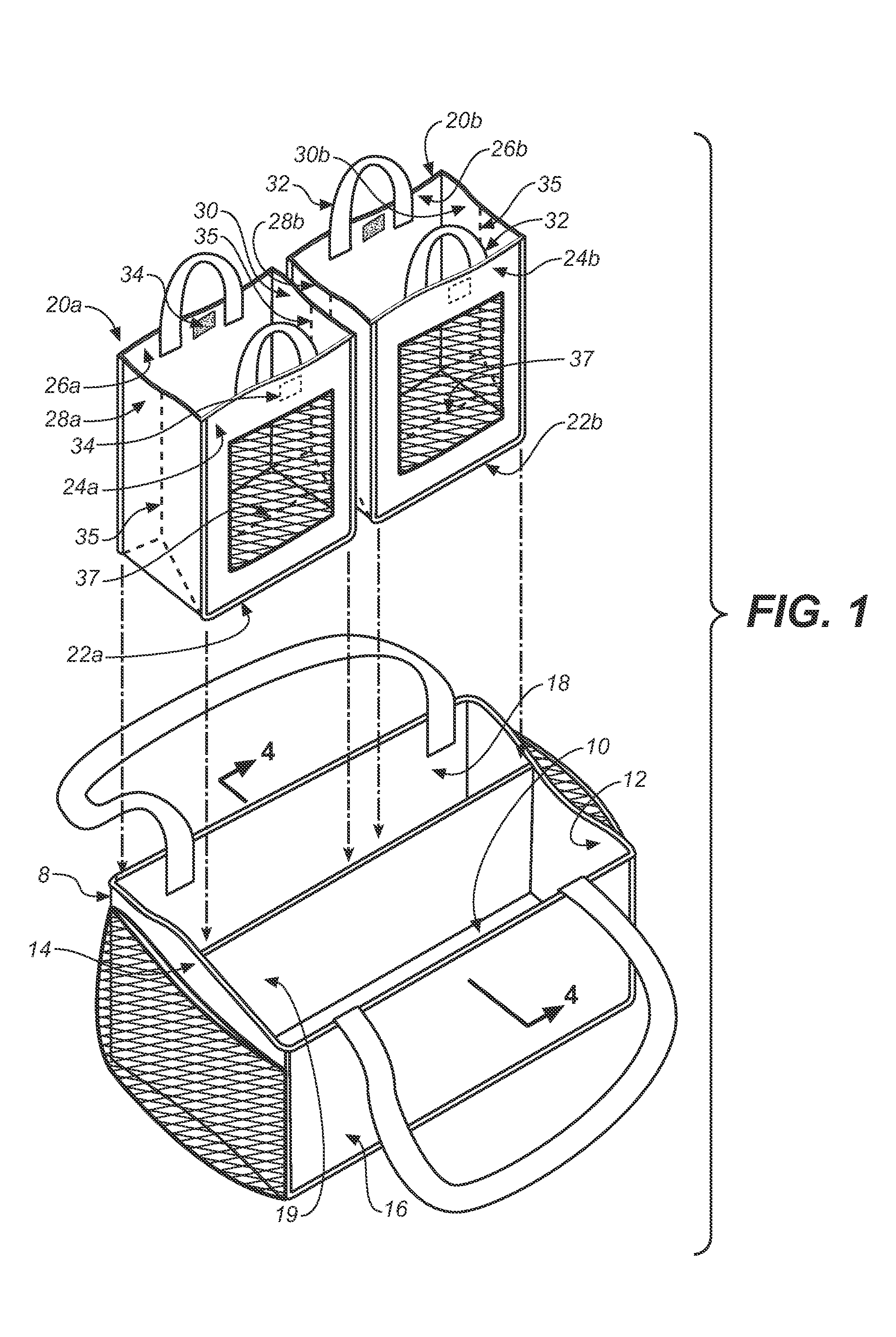 Reusable produce and bulk-item shopping system and related sales method