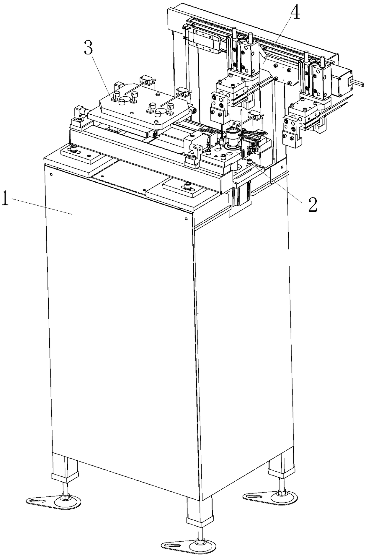 Air cylinder end cover positioning device