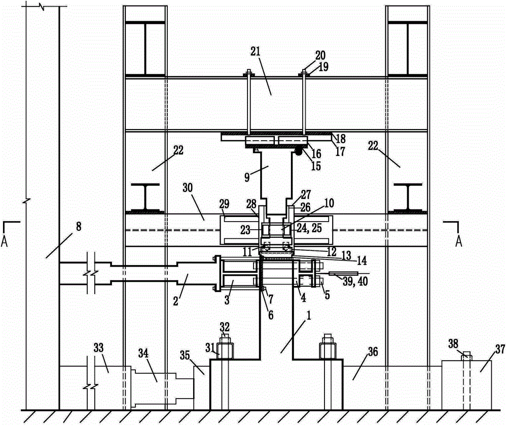 A composite torsion test device and method for components