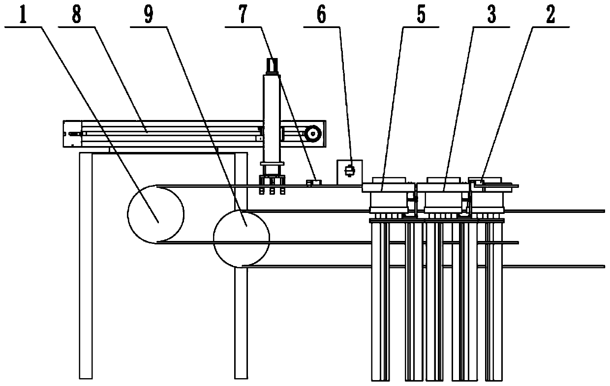 A rolling fitting device for nozzle of end cap