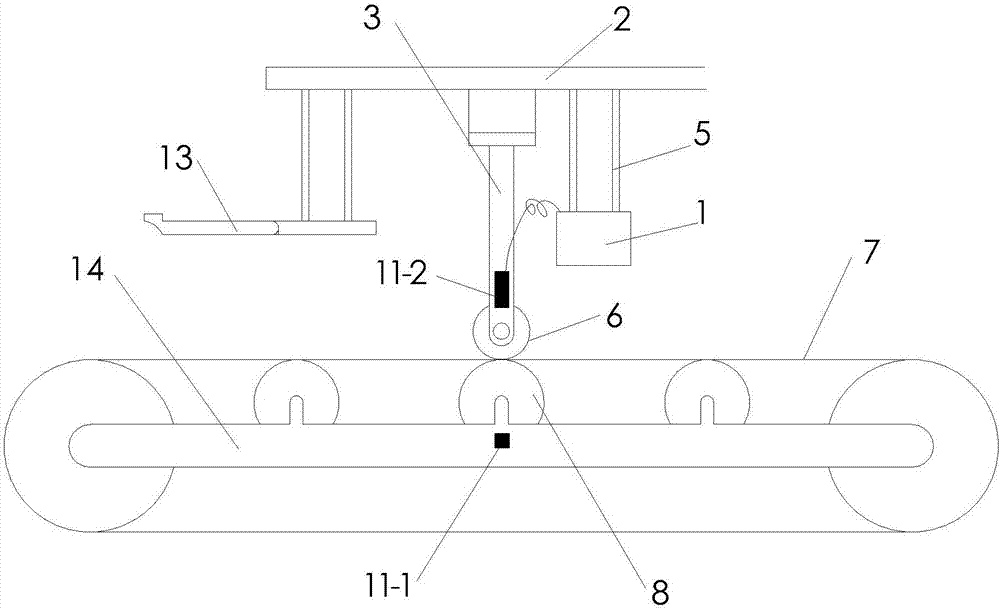 Coal conveyer emergency braking device and method