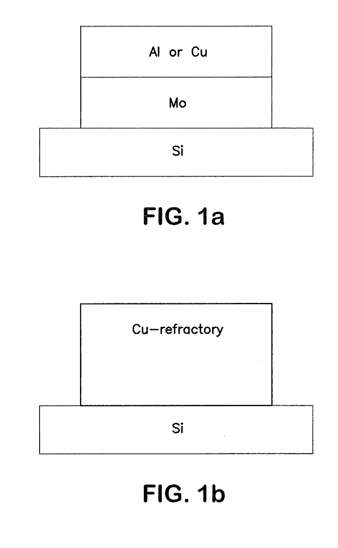 Refractory metal-doped sputtering targets, thin films prepared therewith and electronic device elements containing such films