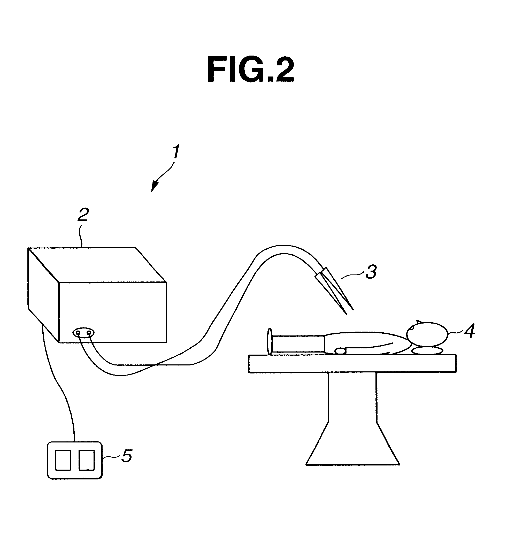 Electrosurgical device for treating body tissue with high-frequency power