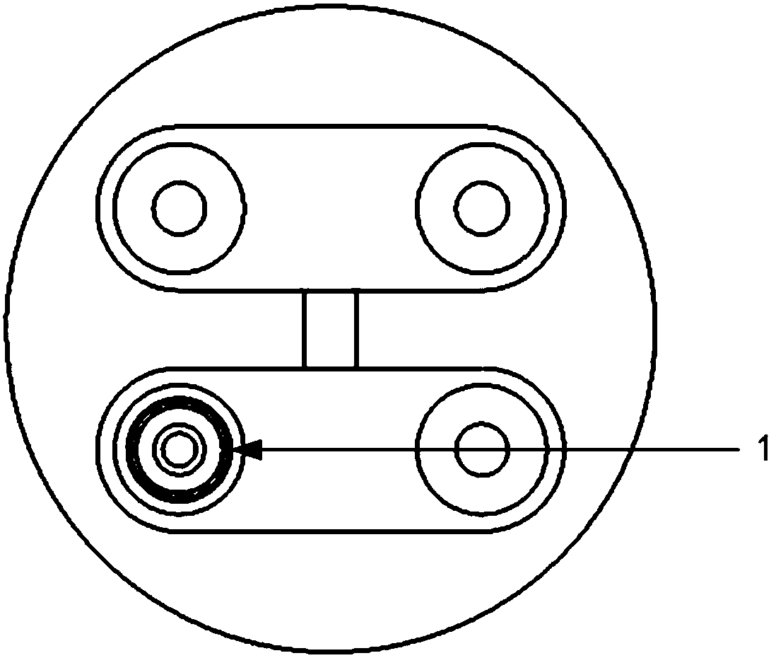 Fixing and connecting device and floating machine