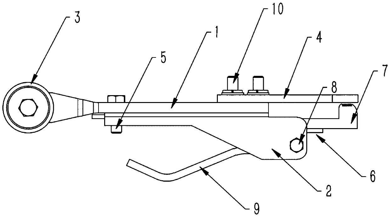 Special fixture for aluminum profiles and use method