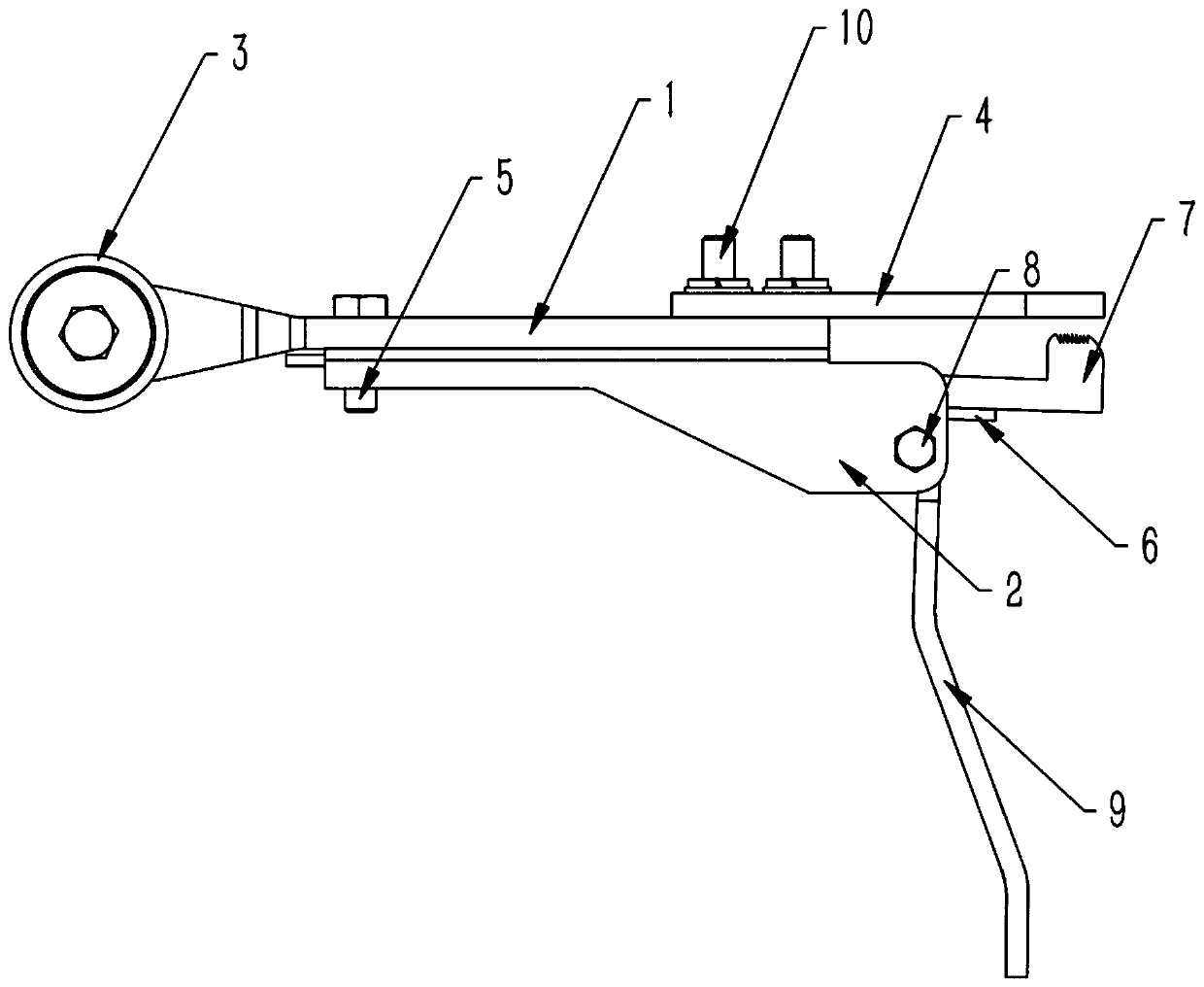 Special fixture for aluminum profiles and use method