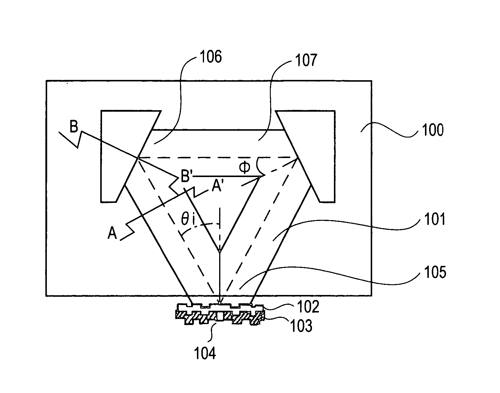 Near-field light source device, and optical head, optical device, exposure apparatus and microscope device having such near-field light source device