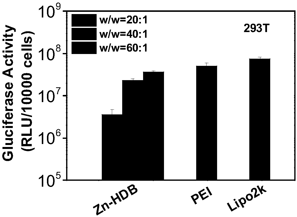 Copolymer nucleic acid carrier containing metal coordination pyridine derivative ligand, preparation method and application thereof