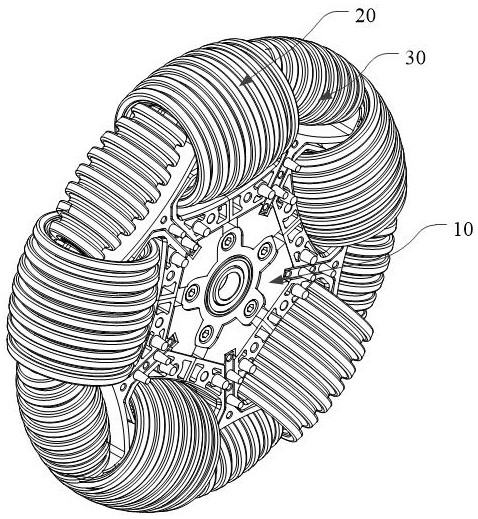 Omni wheel and mobile equipment