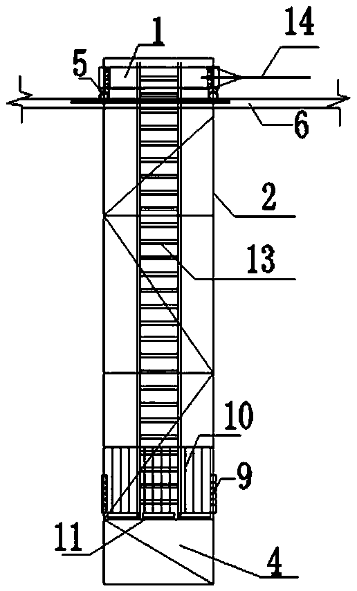 Suspended guide-rail-type high-altitude operation platform and manufacturing method