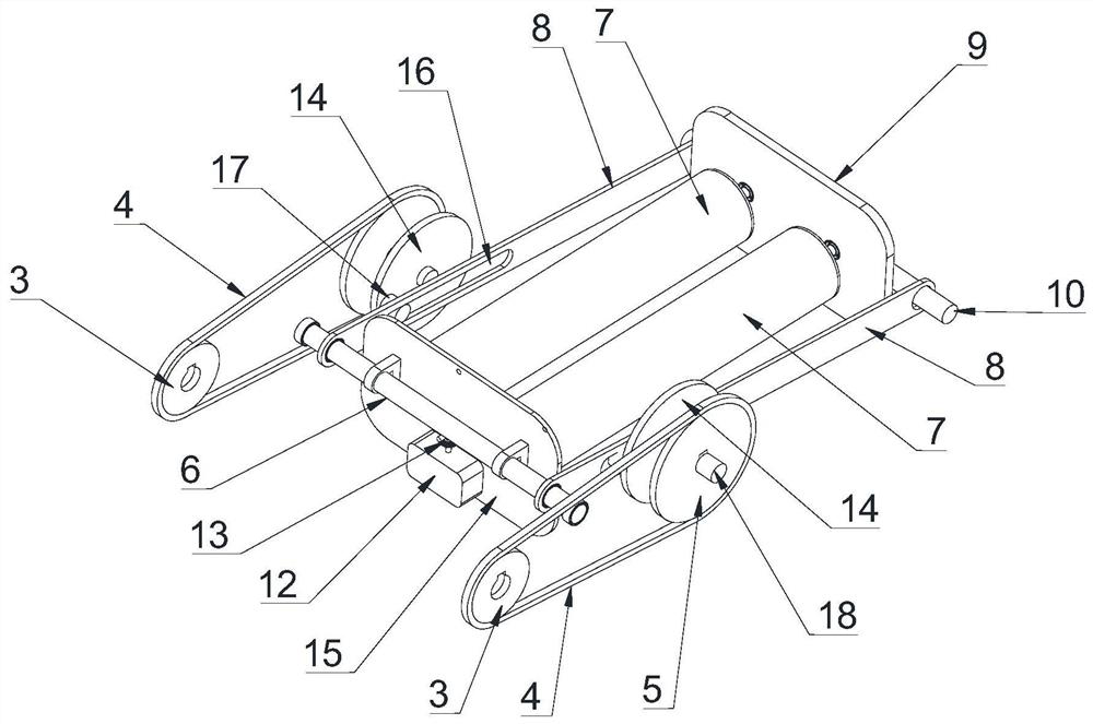 A horizontal grinding device