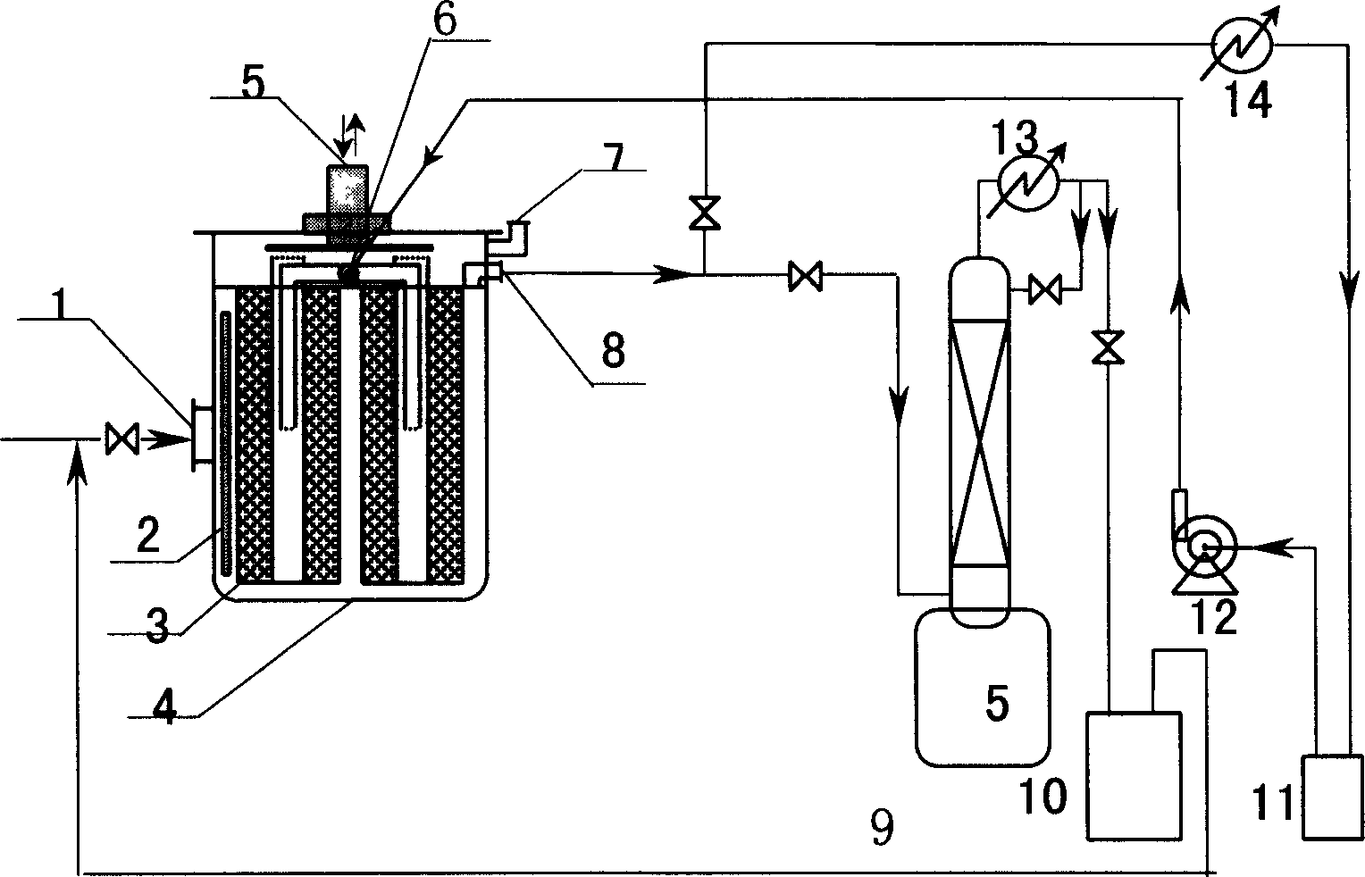 Active carbon fiber device and method for adsorbing, recovering and treating organic waste gas