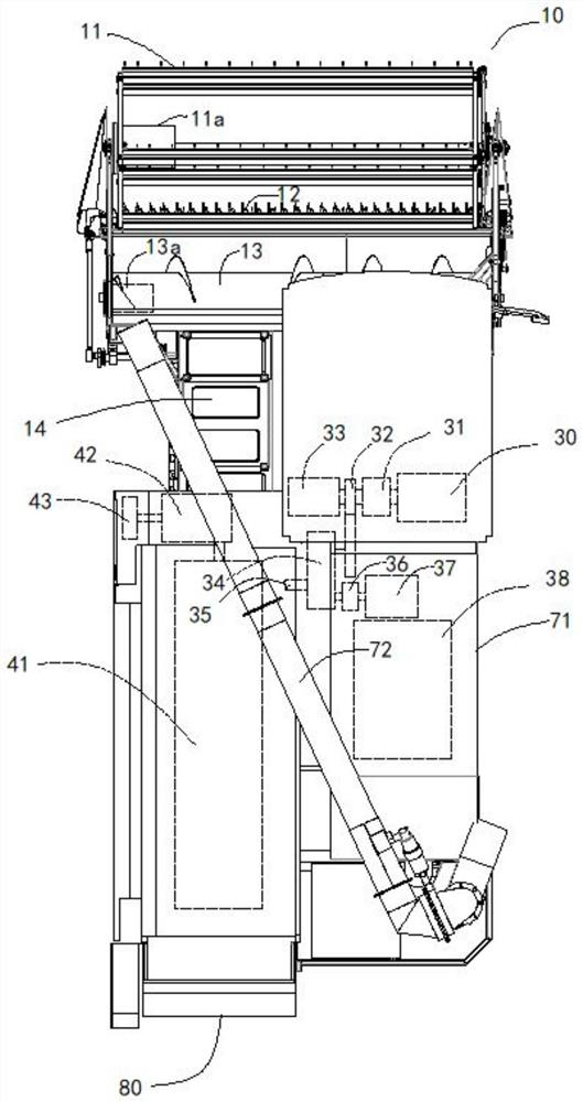 Parallel hybrid power combine harvester and control method