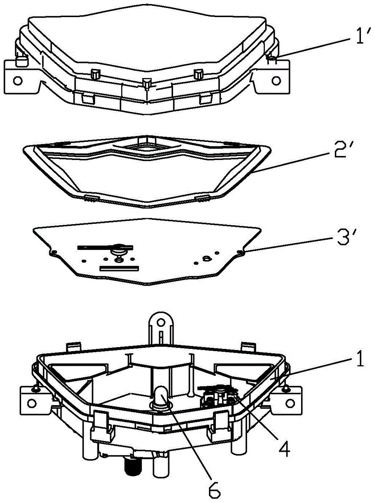 An instrument assembly integrating wiring harness connectors