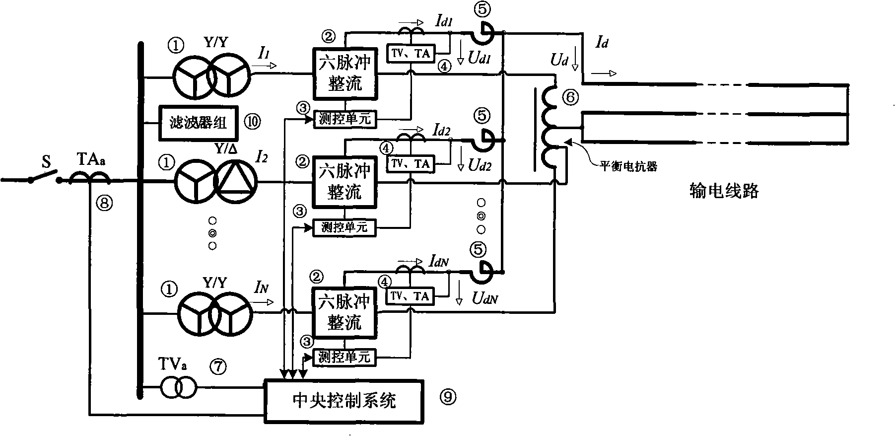 High-capacity direct current de-icing device