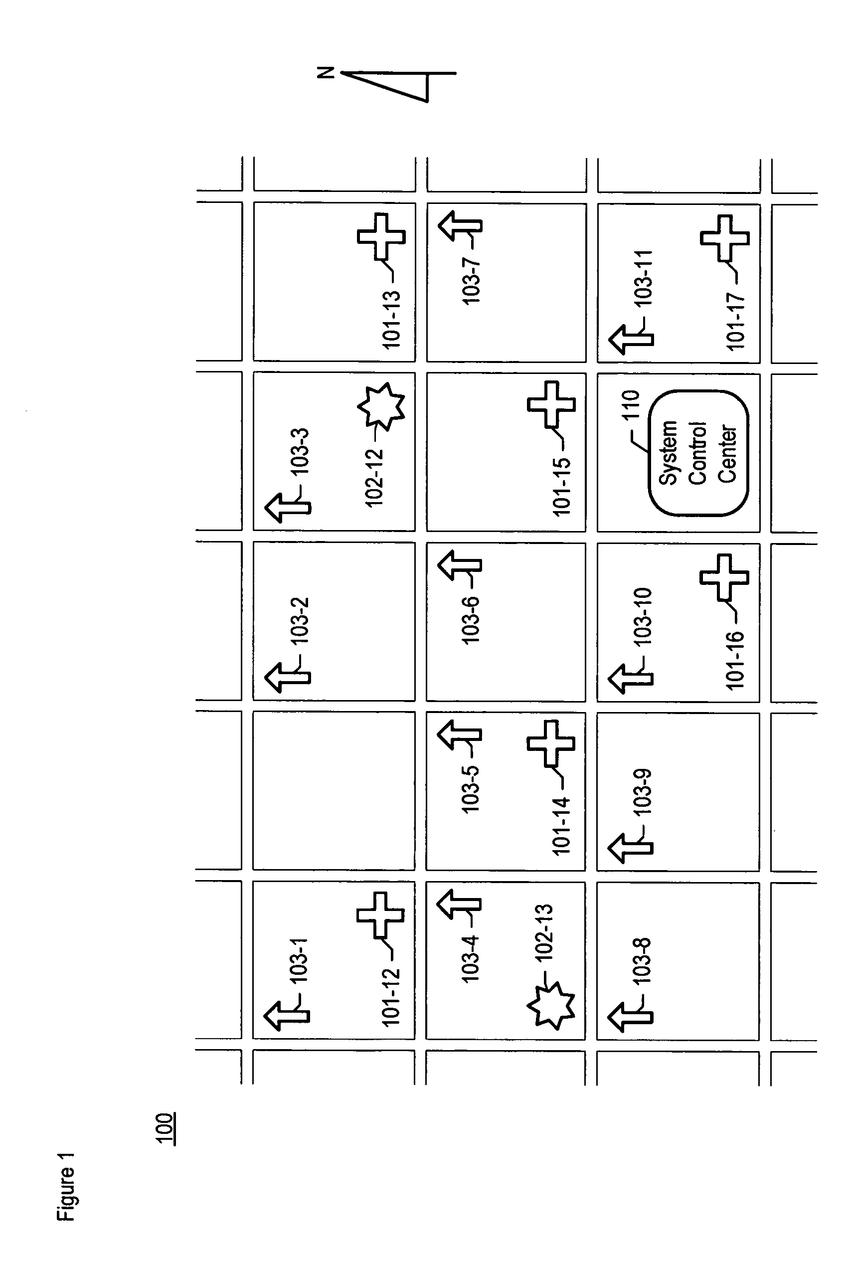 Chemical, biological, radiological, and nuclear weapon detection system comprising array of spatially-disparate sensors