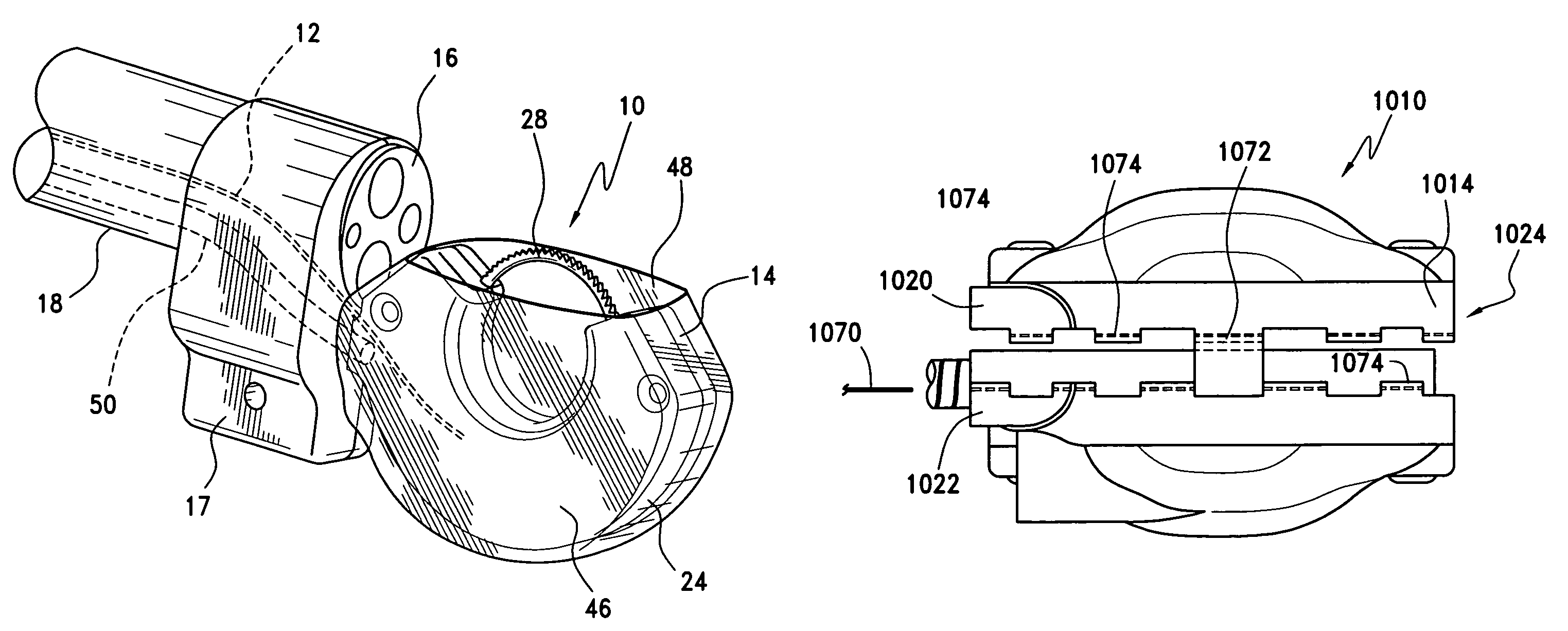 Surgical suturing apparatus with needle release system