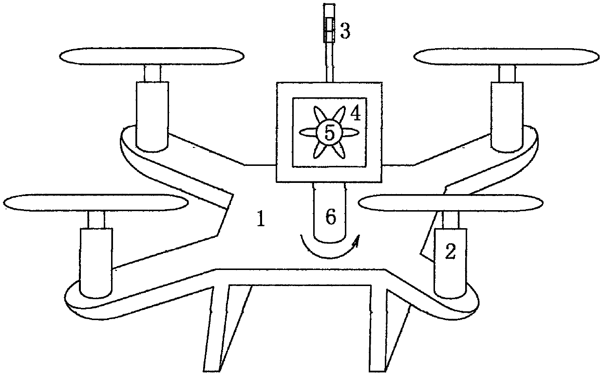 Anti-wind method of unmanned helicopter, and unmanned helicopter with anti-wind device