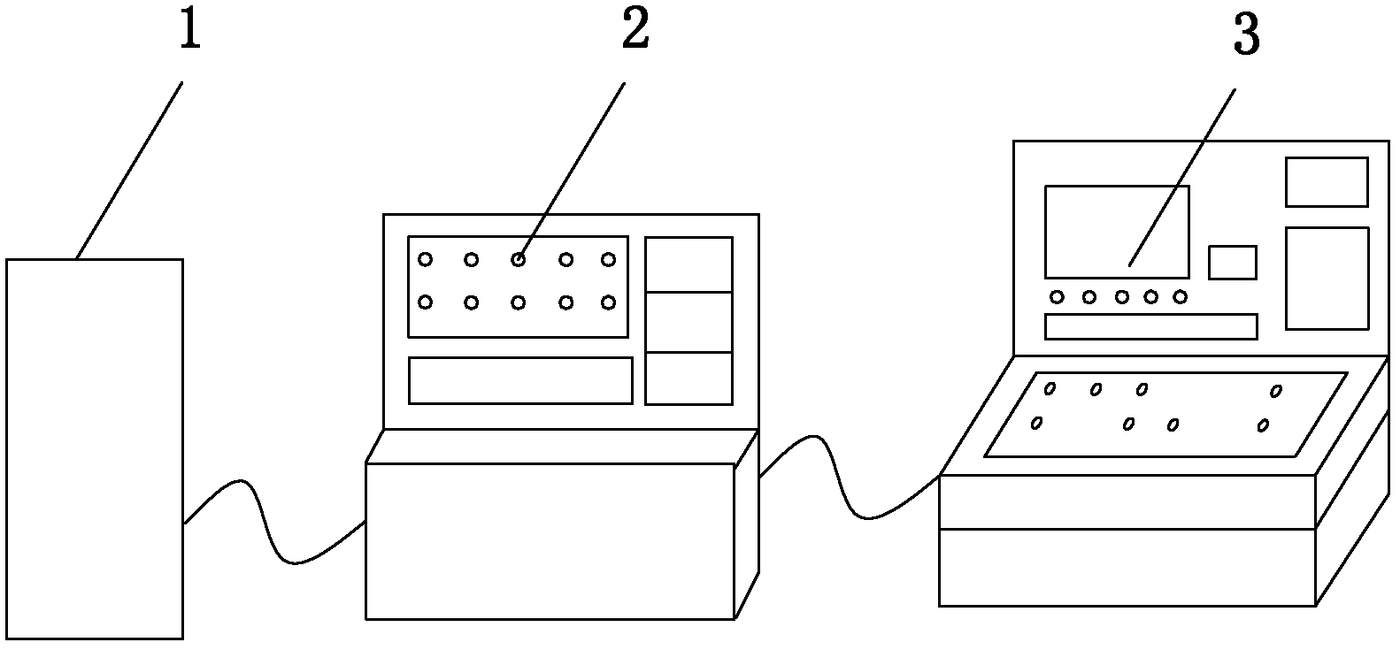 Teaching training table for alternating-current variable-frequency multi-unit air conditioning unit