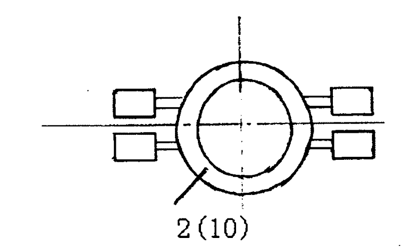 Rotating component for transmitting electricity, gas, liquid and rotating power during rotating