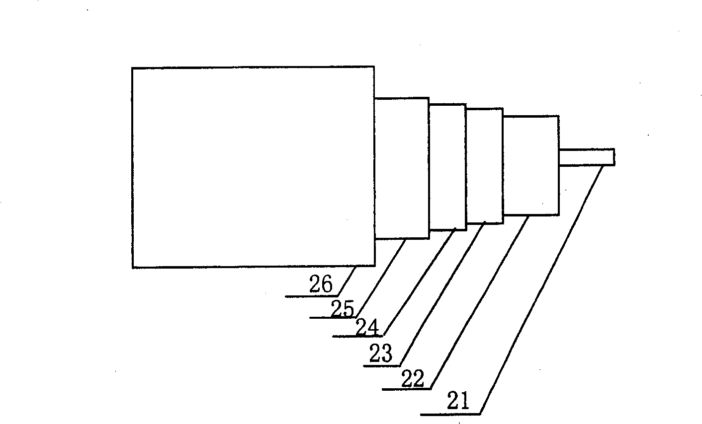 Fixed-frequency AM electric vortex displacement sensor of linear automatic compensation