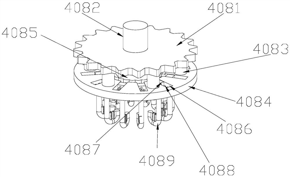 A surgical cleaning device for surgical scissors