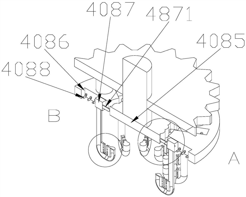 A surgical cleaning device for surgical scissors