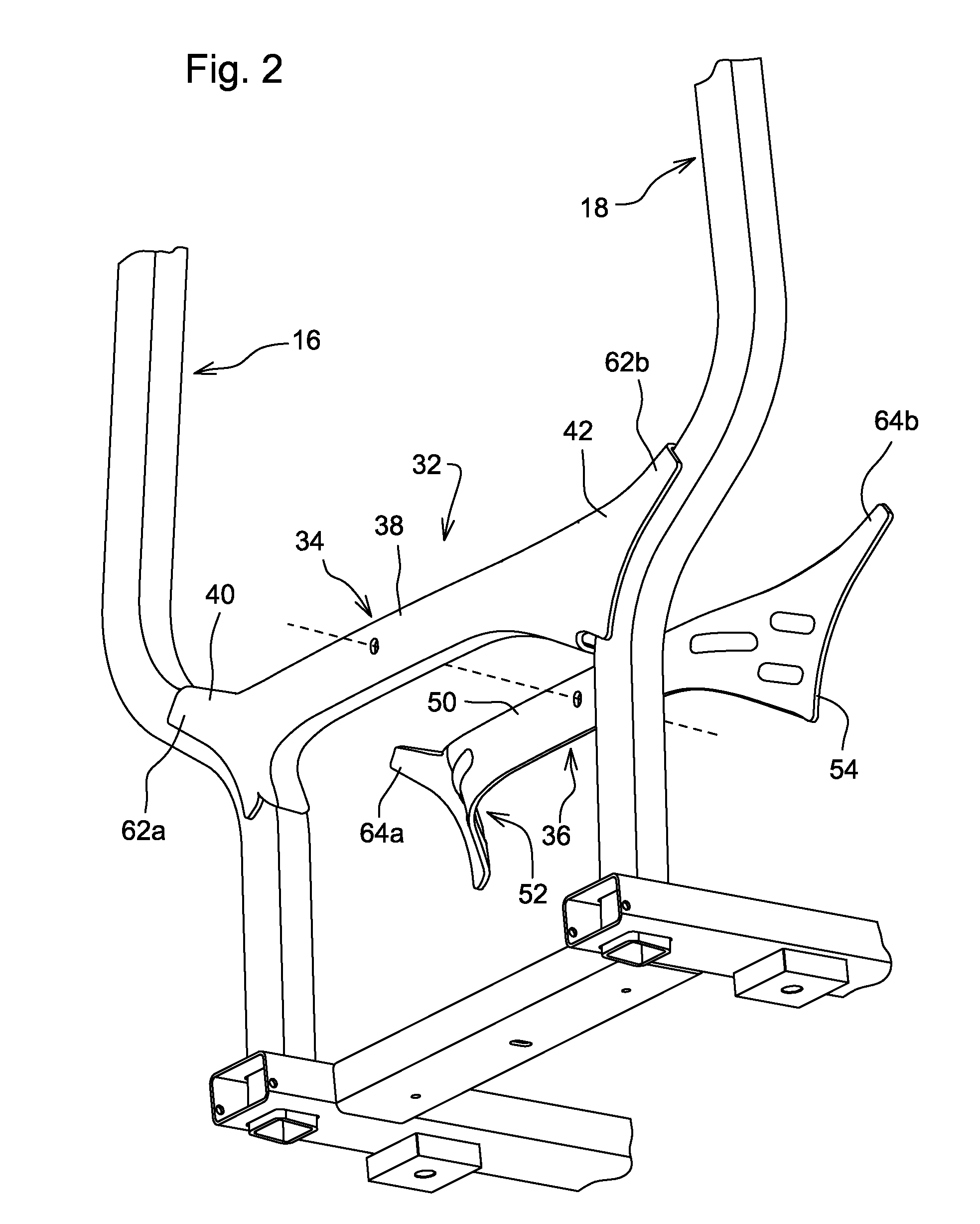 Cab frame beltline member