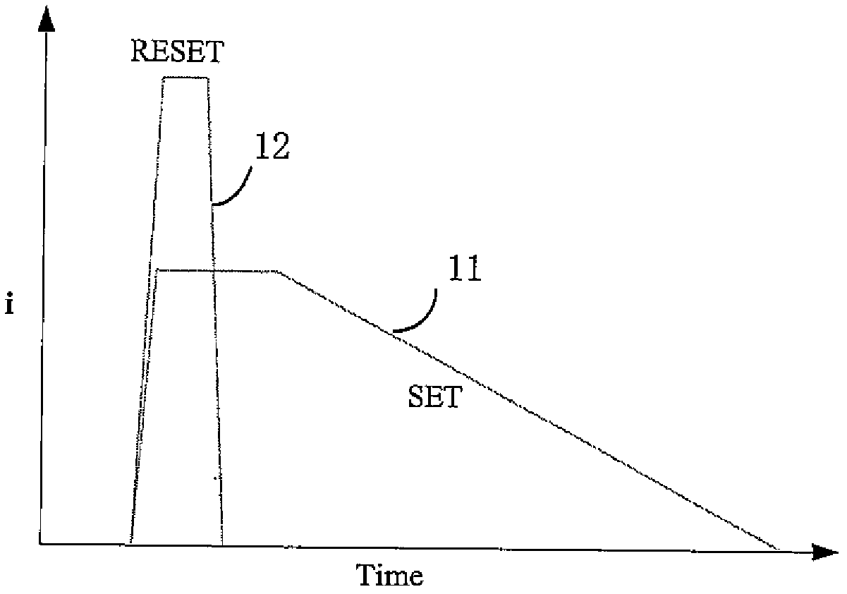High-speed data writing structure and writing method for phase change memory