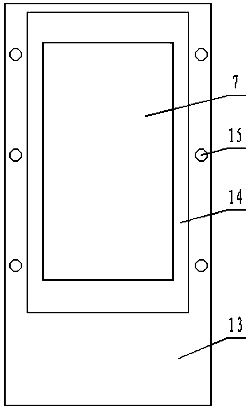 A kind of prestressed anode prefabricated plate and its mold and processing method