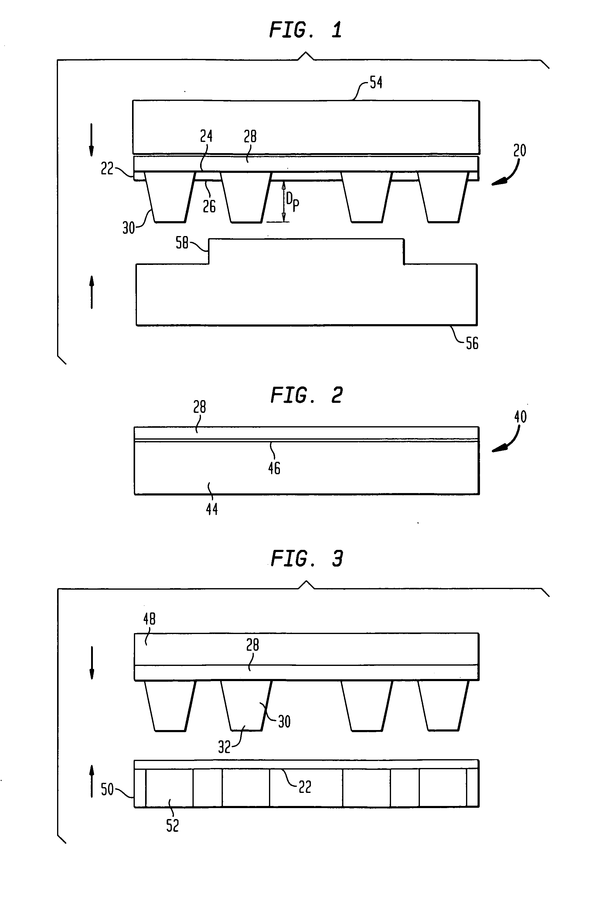 Formation of circuitry with modification of feature height