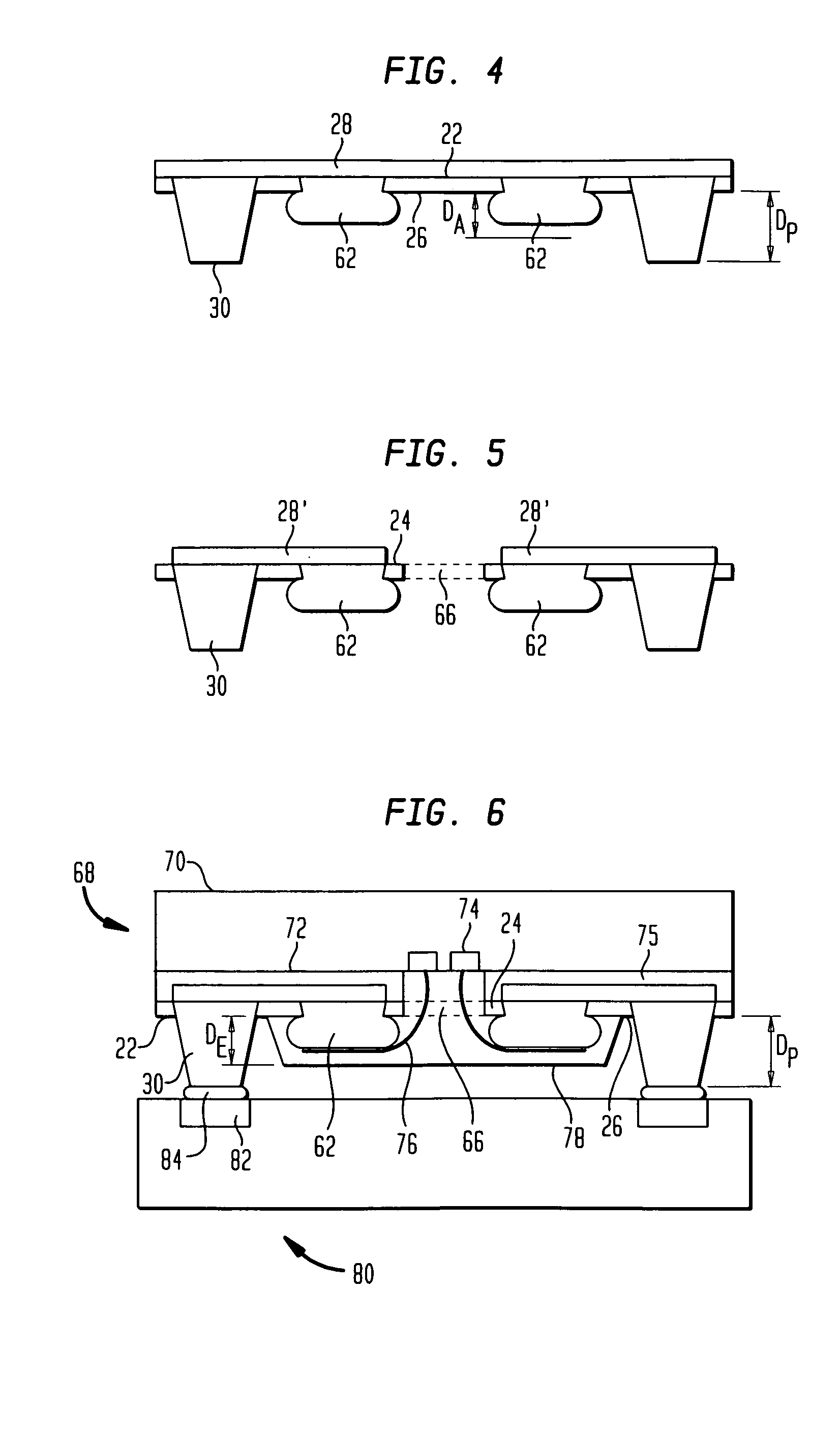 Formation of circuitry with modification of feature height