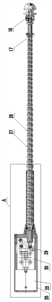 Medical surgical mechanical arm and use method thereof