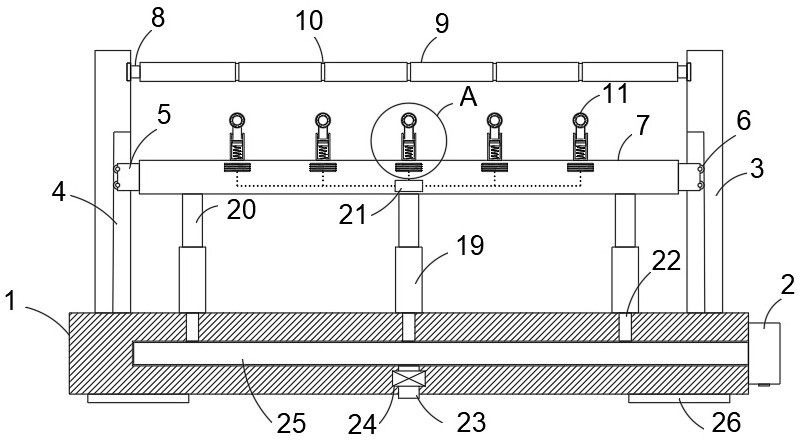 A textile lifting device