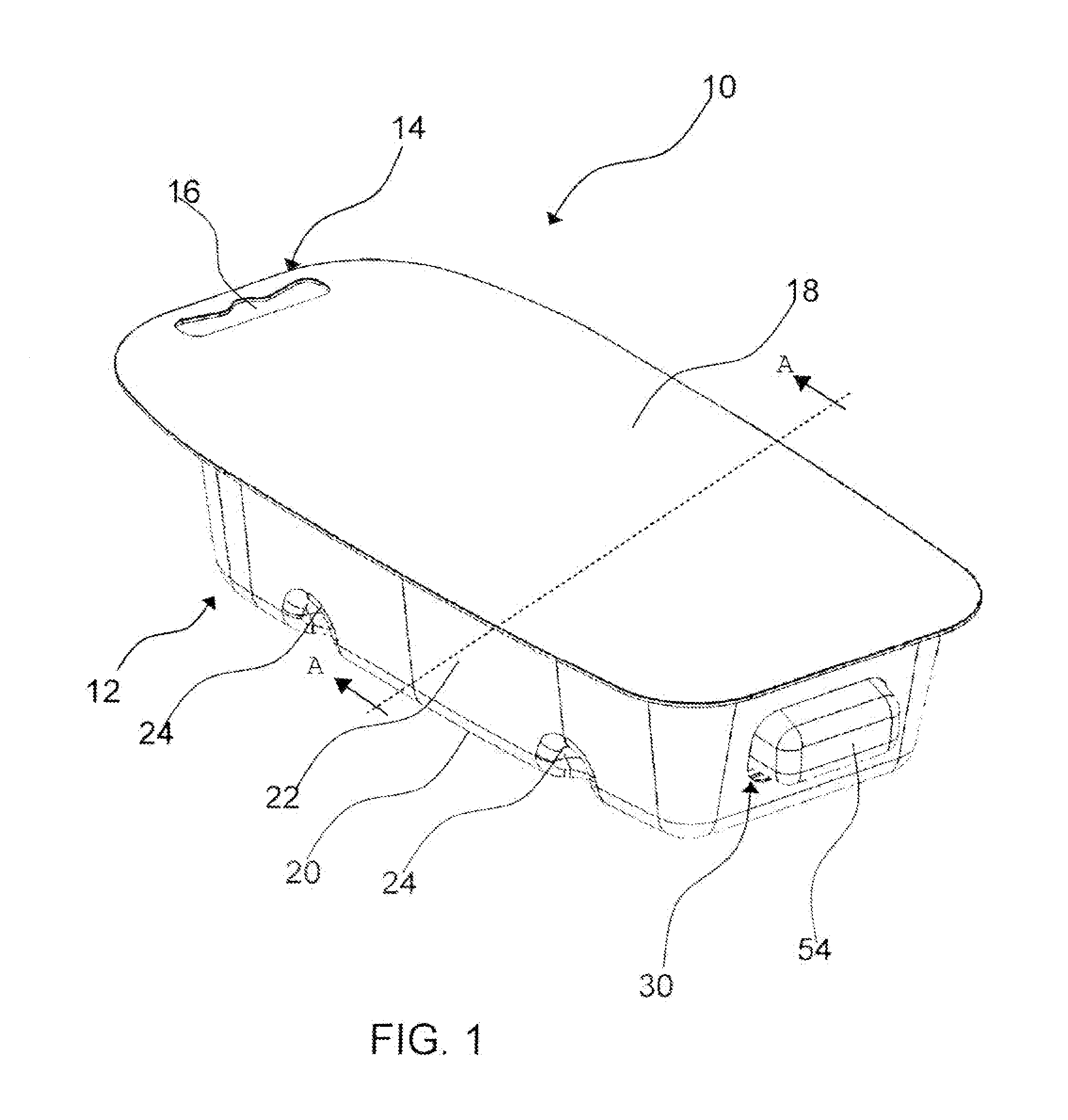 Consumer product package comprising a laminate structure