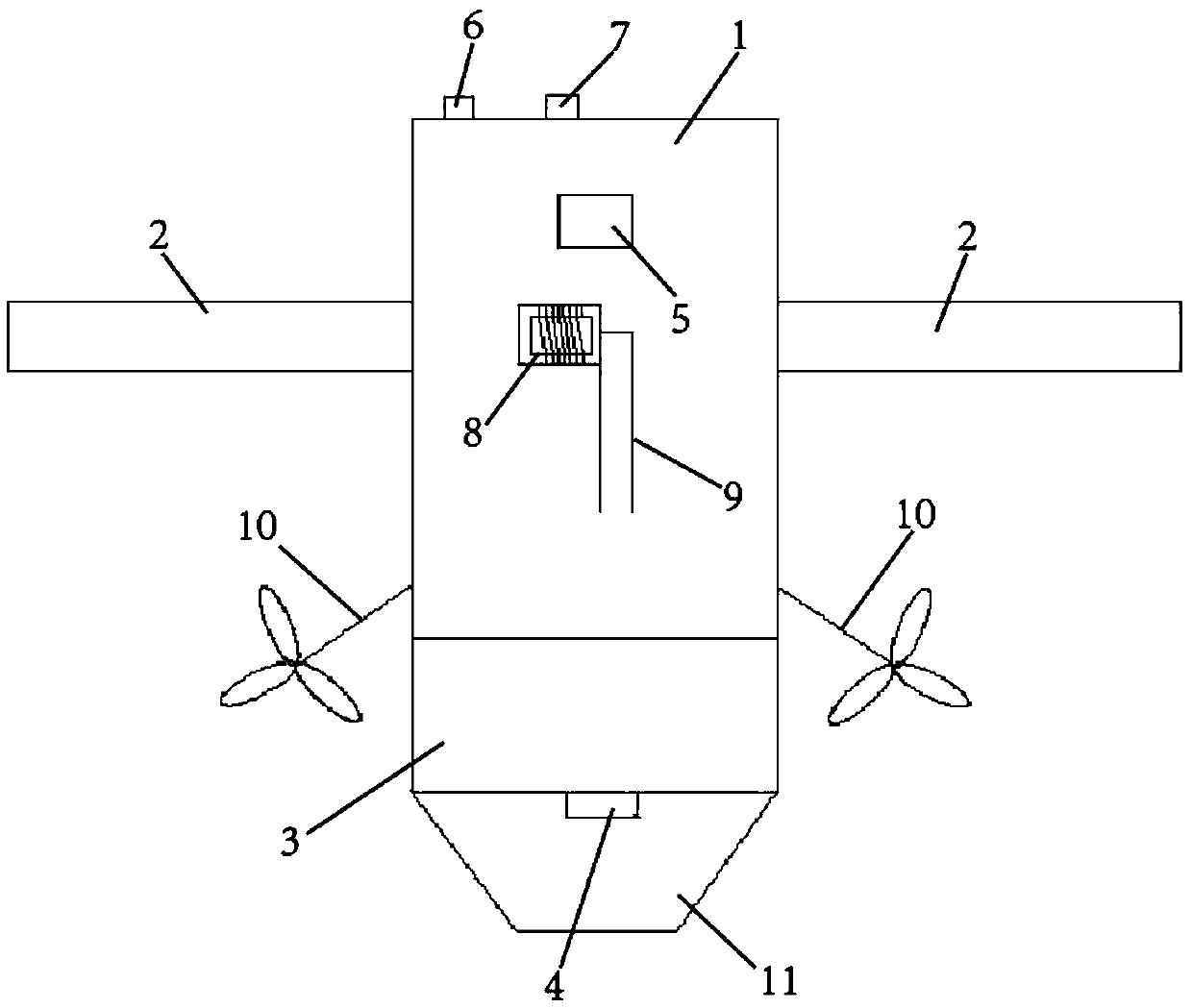 Water quality monitoring remote sensor and use and data acquisition method thereof