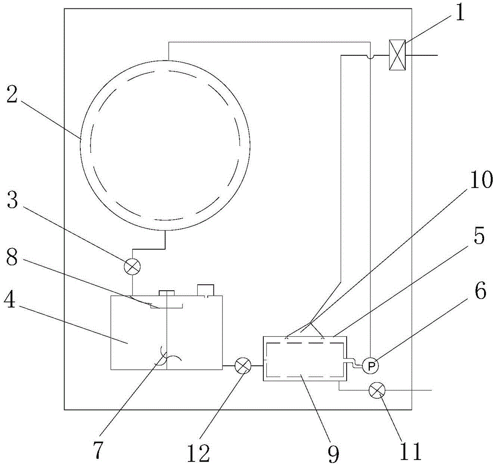 Flocculating and water-saving washing machine and control method