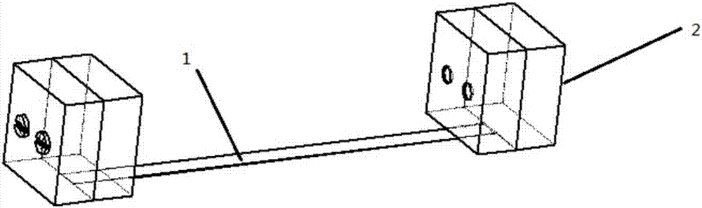 Dynamic tensile experimental device for detecting mechanical performance and microstructure of high polymer fiber on line