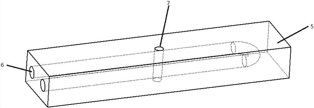 Dynamic tensile experimental device for detecting mechanical performance and microstructure of high polymer fiber on line