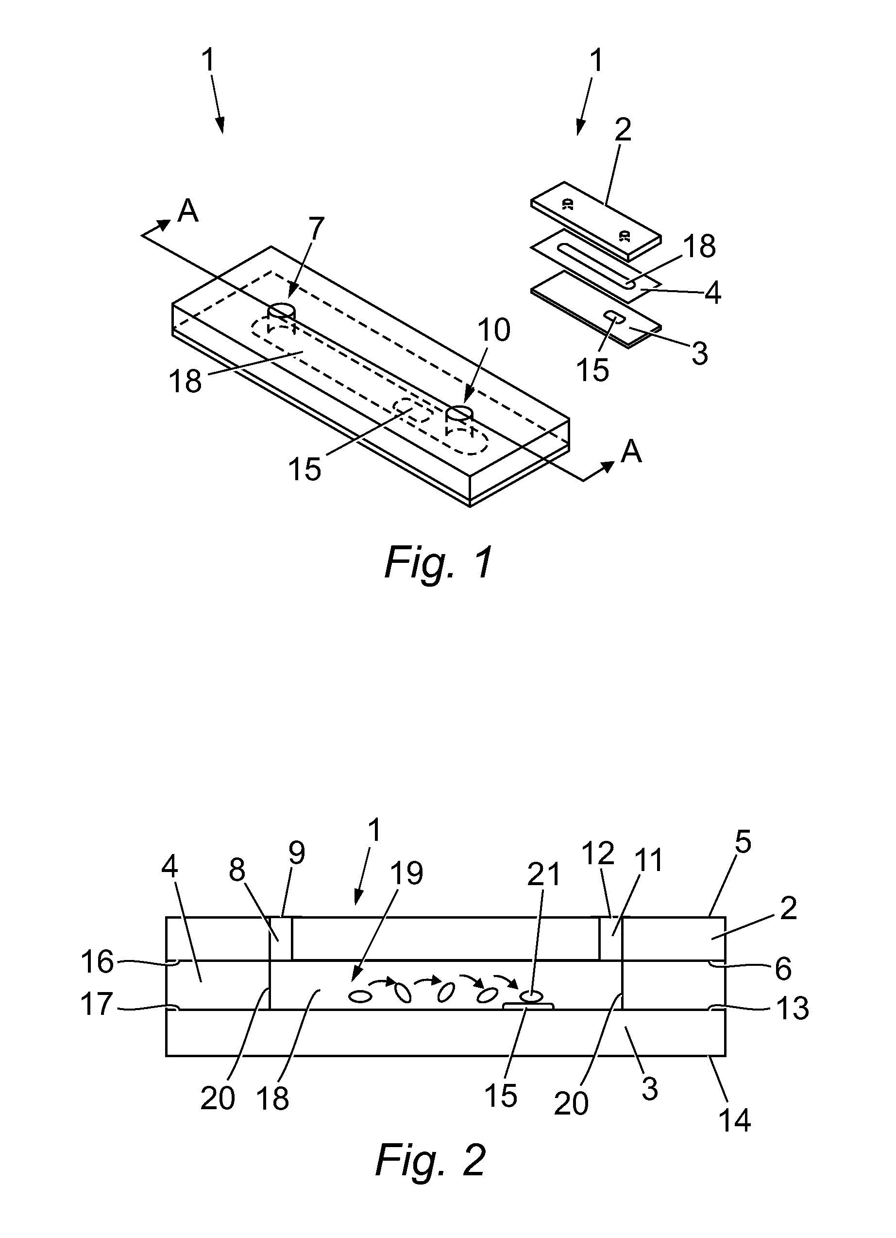 Microfluidic device for assessing object/test material interactions