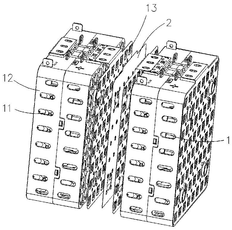 A battery module for carrying out overcurrent by lamination