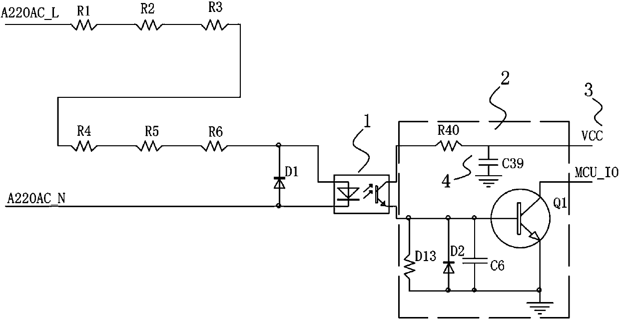 Frequency-adaptive low-voltage power carrier communication zero-crossing detection circuit