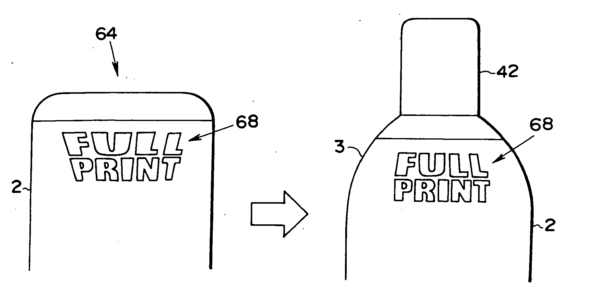 Method for manufacturing can body printed to shoulder portion