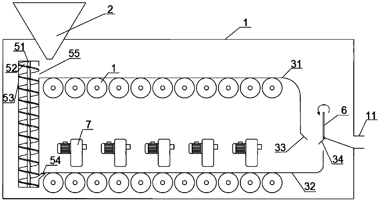 Mixed-flow type rice dryer