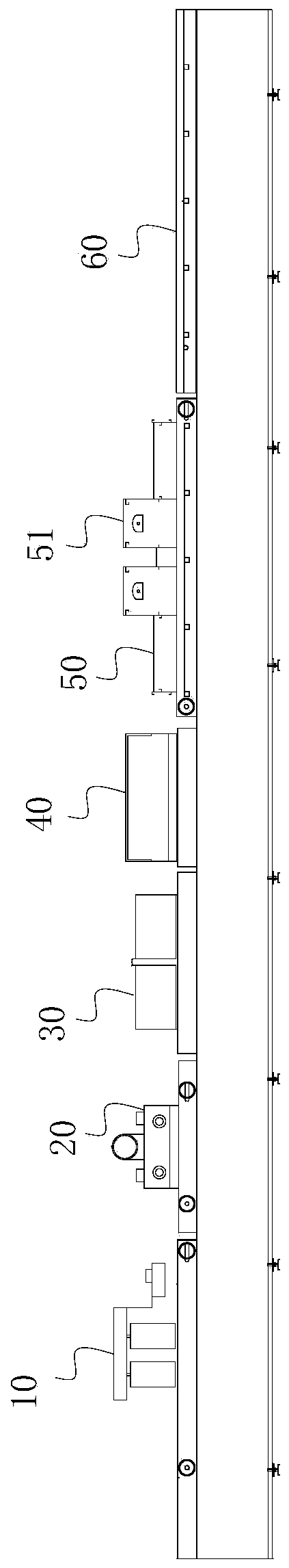 Metal stencil coating and preparation method thereof, metal stencil coating production line