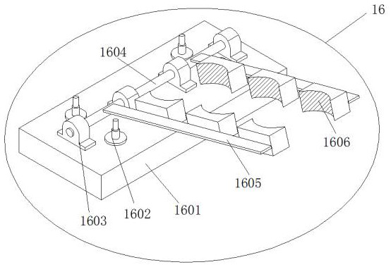 Overturning ceramic bowl blank dust removal device