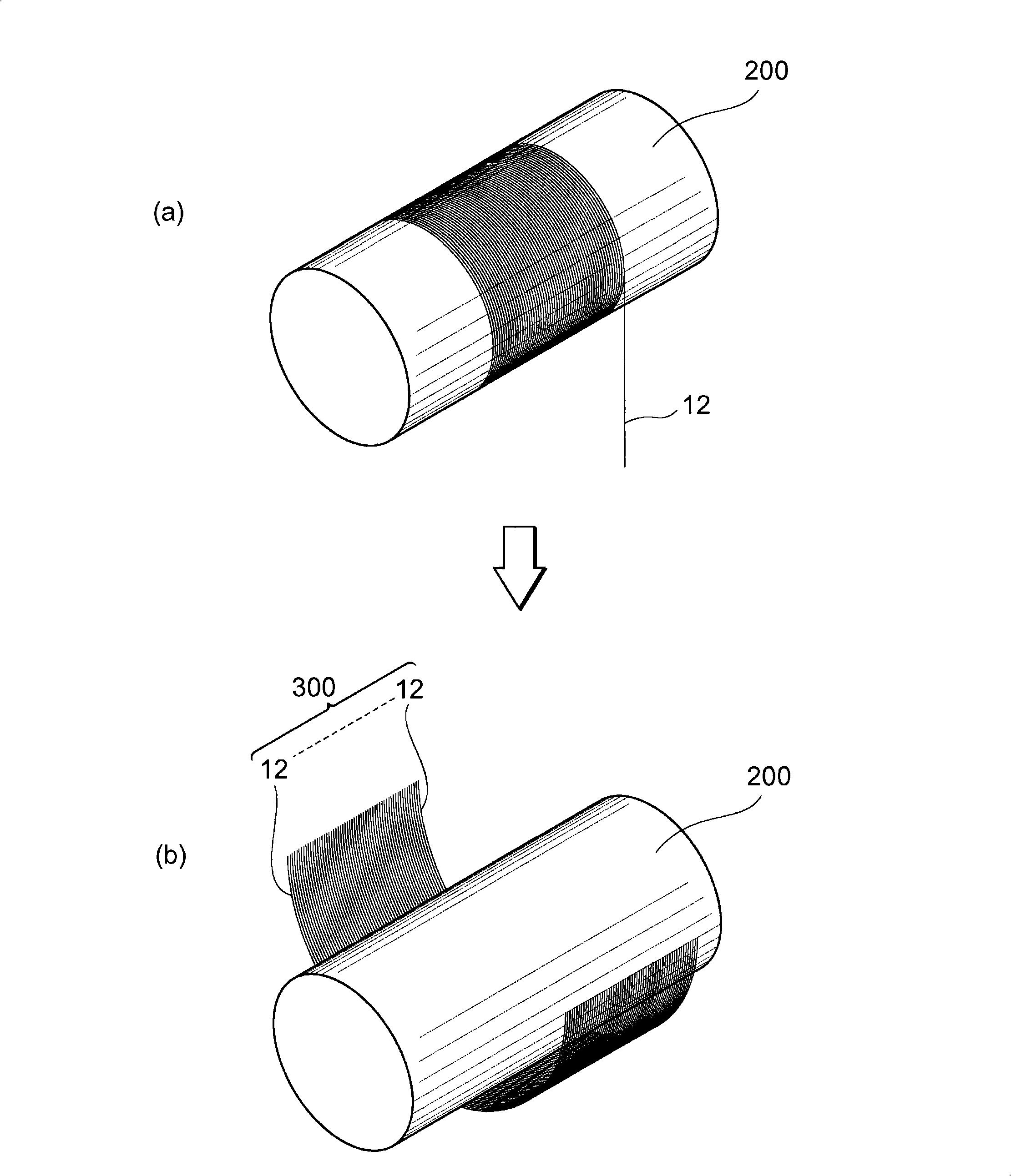 Potting material, hollow-fiber module, and process for producing the same